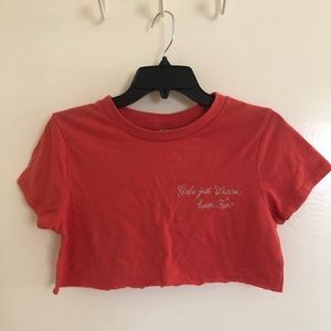 Junk Food Cropped Tshirt